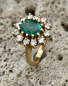 Preview: Smaragd-Brillanten Ring 750GG 1,60ct